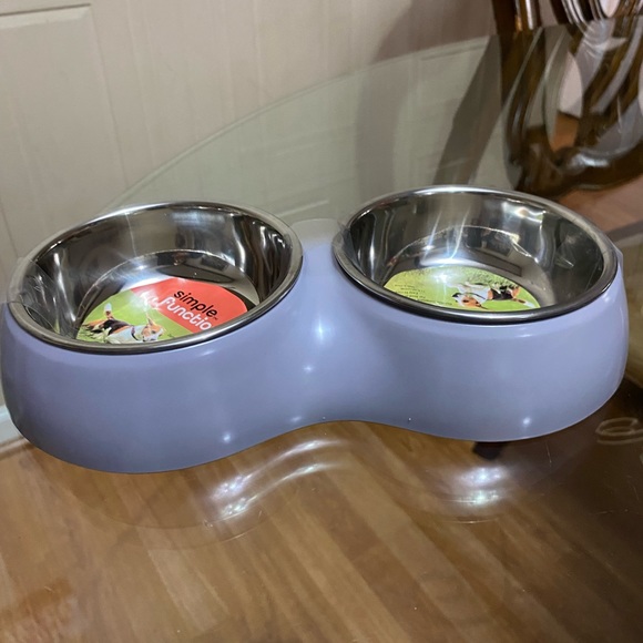 Brand Bew Set Of Elevated Bowls Steinless steel. - Picture 5 of 5